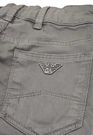 ViaMonte Shop | Emporio Armani pantalone grigio bambino in cotone
