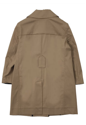 ViaMonte Shop | Fay trench marrone bambino in gabardine stretch