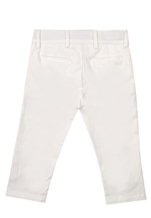 ViaMonte Shop | Fay pantalone bambino bianco in cotone