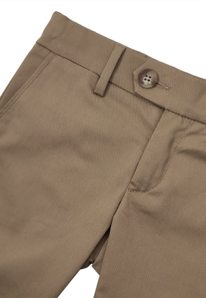 ViaMonte Shop | Fay bermuda marrone ragazzo in cotone