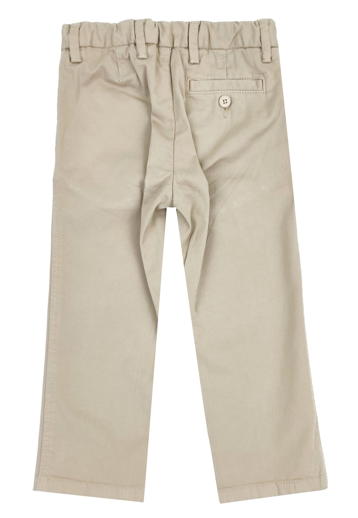 ViaMonte Shop | Il Gufo pantalone chino sabbia in gabardina bambino di cotone