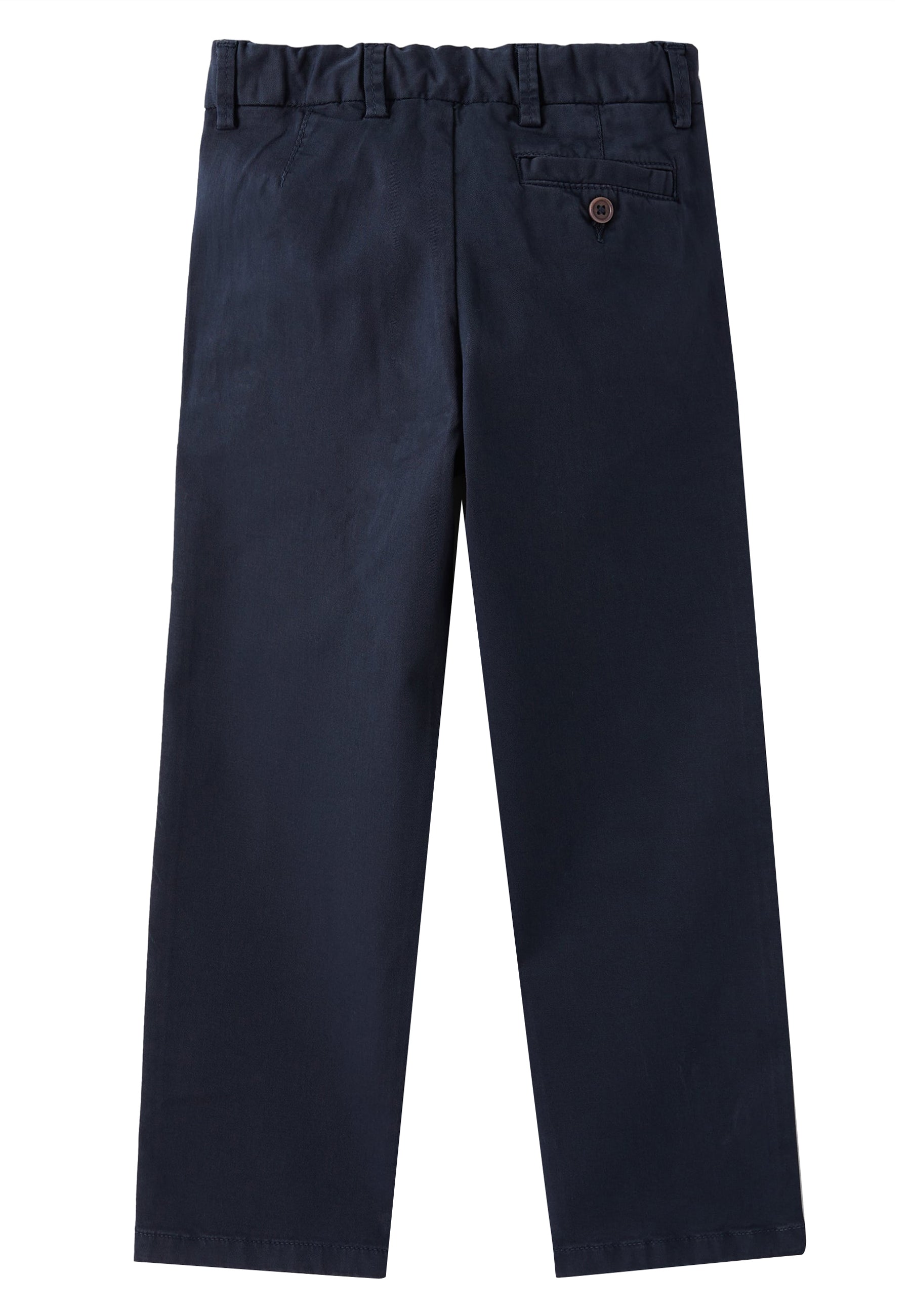ViaMonte Shop | Il Gufo pantalone chino blu bambino in gabardina di cotone