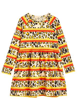 ViaMonte Shop | Mini Rodini vestito multicolor neonata in cotone biologico
