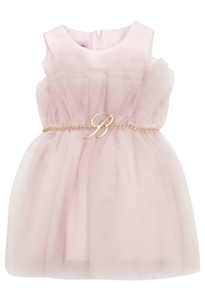 ViaMonte Shop | Miss Blumarine vestito rosa bambina