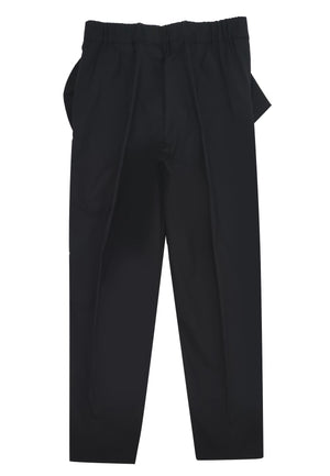 ViaMonte Shop | Miss Blumarine pantalone nero ragazza in cotone