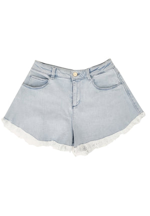 ViaMonte Shop | Miss Blumarine shorts bambina in denim
