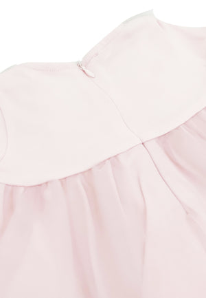 ViaMonte Shop | Miss Blumarine completo rosa neonata in jersey di cotone