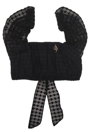 ViaMonte Shop | Miss Blumarine top nero ragazza