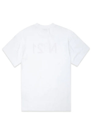 ViaMonte Shop | N°21 t-shirt bianca bambina in cotone