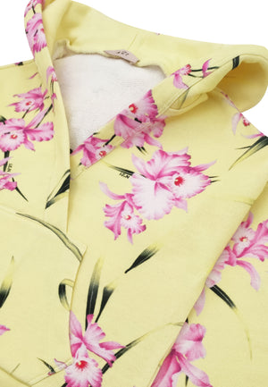 ViaMonte Shop | N°21 felpa con cappuccio gialla bambina in cotone
