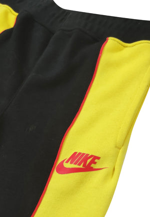 ViaMonte Shop | Nike shorts nero/giallo bambino in misto cotone