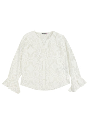 ViaMonte Shop | Patrizia Pepe camicia bianca bambina