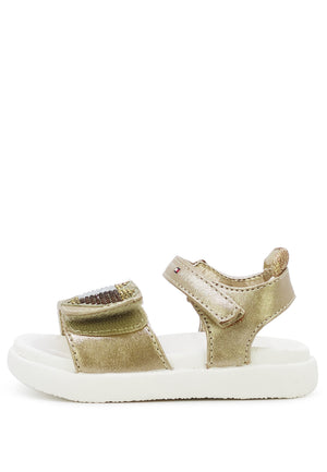 ViaMonte Shop | Tommy Hilfiger sandalo bambina oro