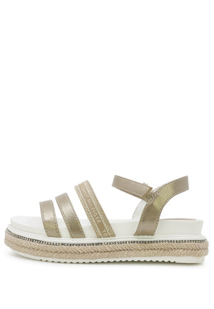 ViaMonte Shop | Tommy Hilfiger sandalo bambina platino