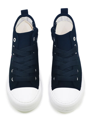 ViaMonte Shop | Tommy Hilfiger sneaker allacciata alta bambino nero