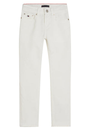 ViaMonte Shop | Tommy Hilfiger jeans bianco ragazzo in denim