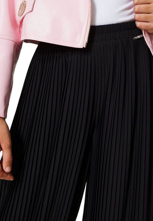 ViaMonte Shop | Twinset pantalone palazzo nero ragazza