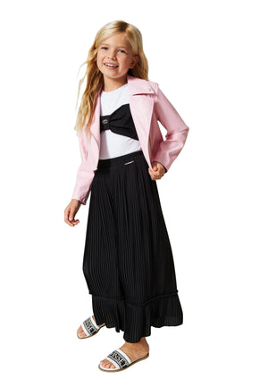 ViaMonte Shop | Twinset pantalone palazzo nero ragazza