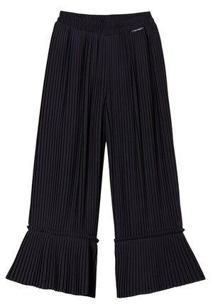 ViaMonte Shop | Twinset pantalone palazzo nero ragazza