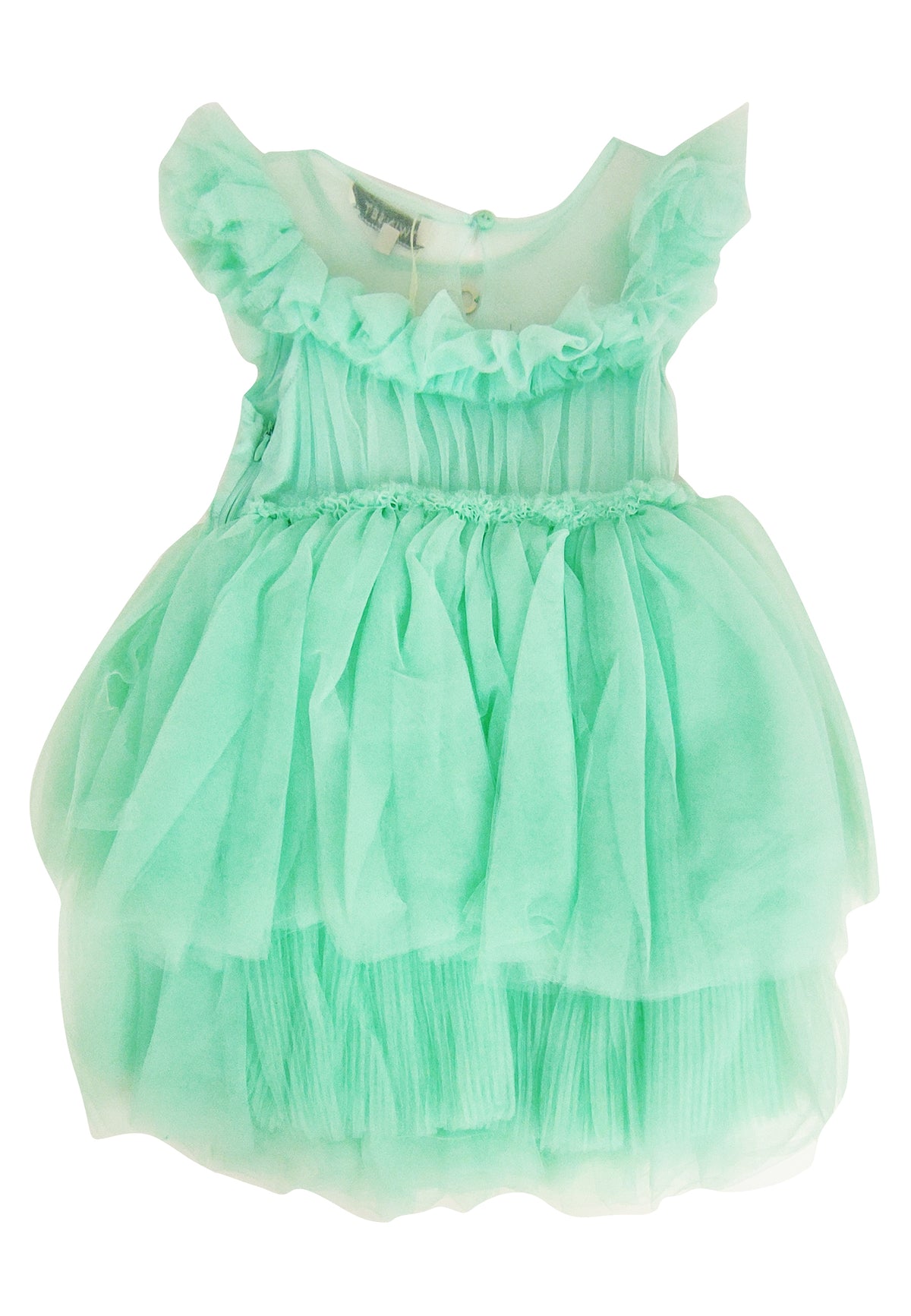 ViaMonte Shop | Twinset vestito verde bambina