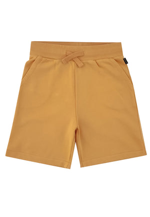 ViaMonte Shop | Woolrich shorts bambino giallo in felpa di cotone