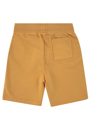 Woolrich shorts ragazzo giallo in felpa di cotone | ViaMonte Shop