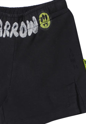 ViaMonte Shop | Barrow shorts neri bambina in cotone