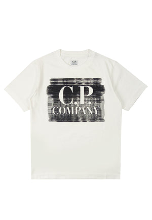 ViaMonte Shop | C.P. Company t-shirt bianca bambino in cotone