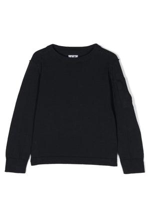 ViaMonte Shop | C.P. Company maglia blu bambino in cotone