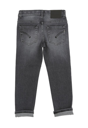 ViaMonte Shop | Dondup jeans nero bambino in denim