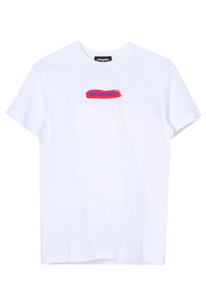 ViaMonte Shop | Dsquared2 t-shirt bianca bambino in cotone
