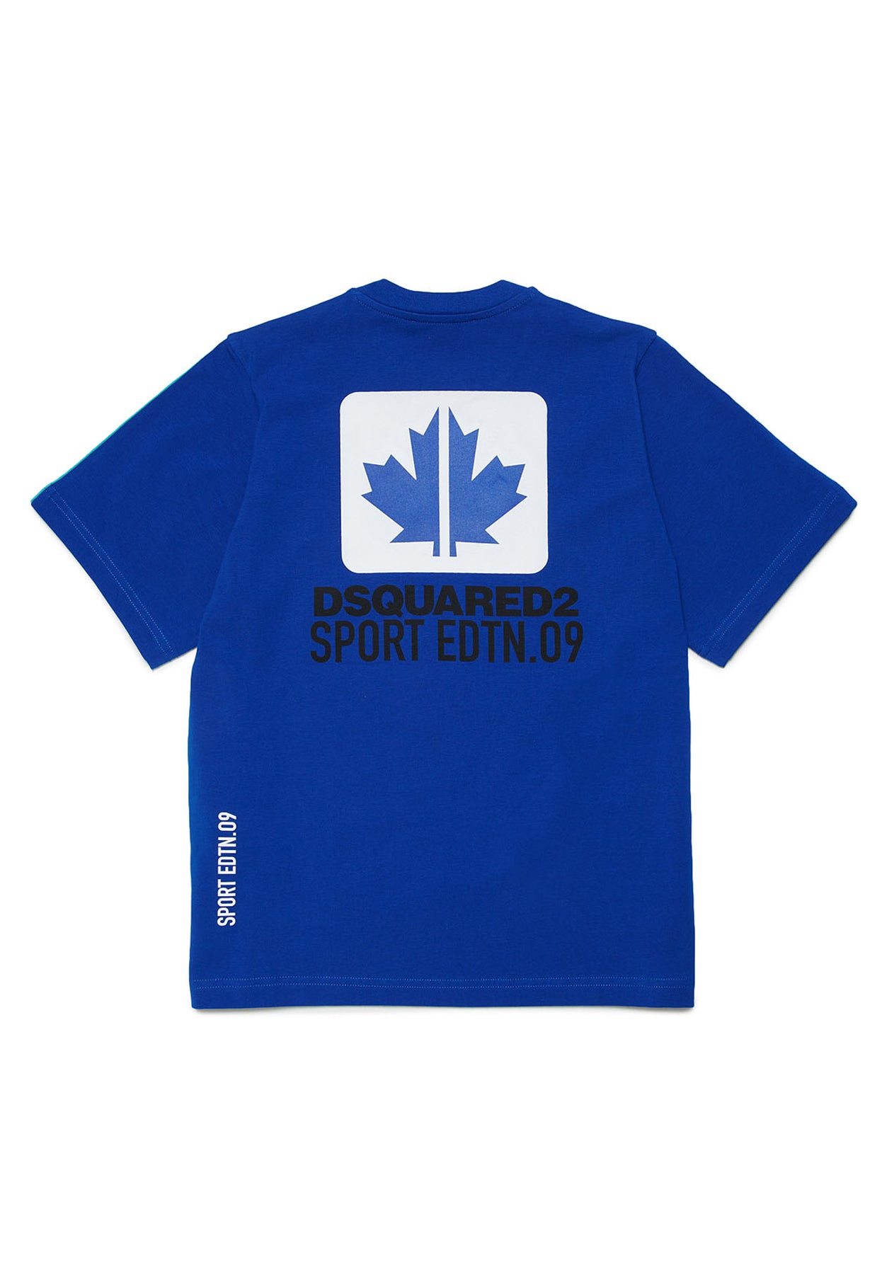 ViaMonte Shop | Dsquared2 t-shirt verde acqua/blu bambino in cotone
