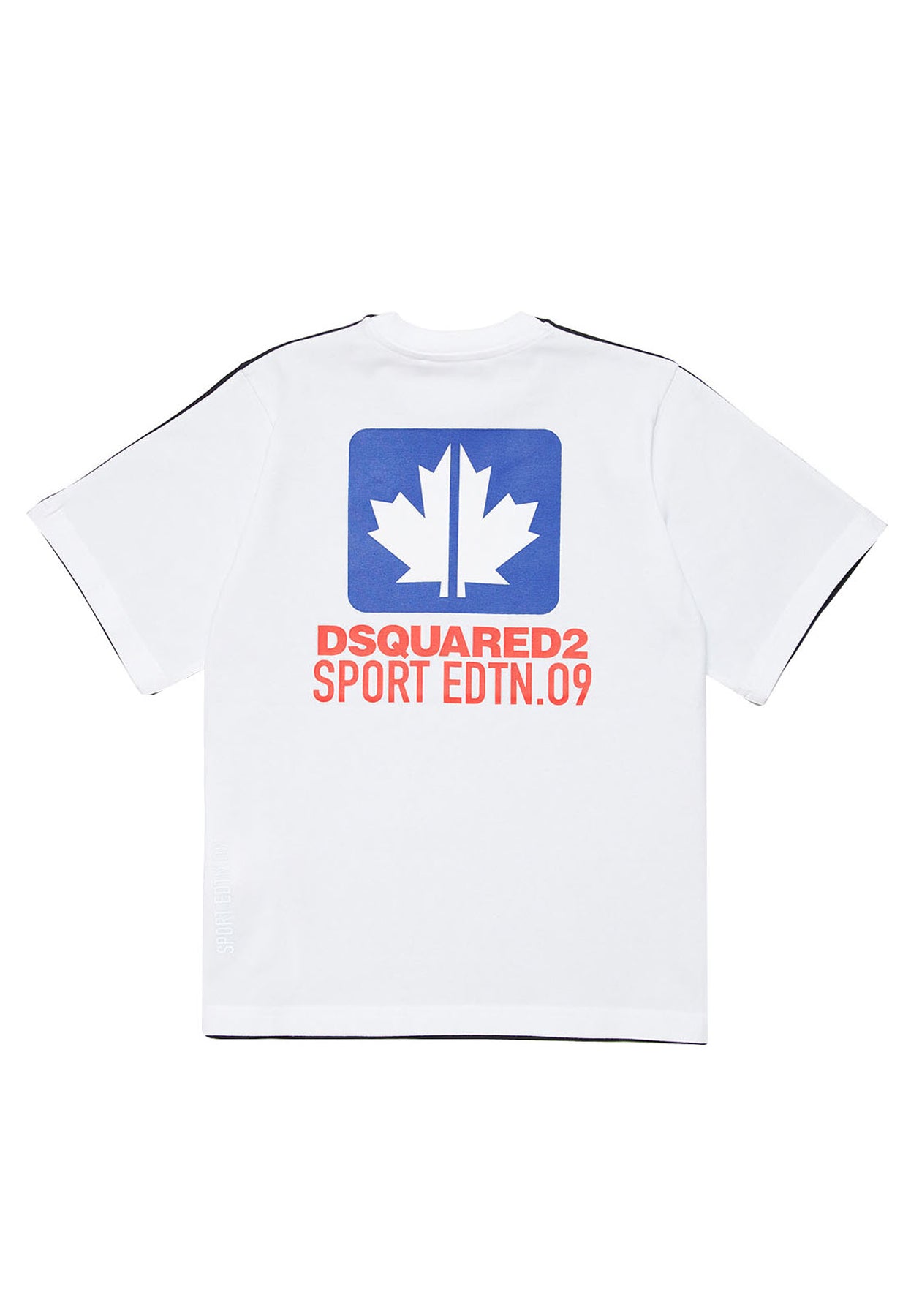 ViaMonte Shop | Dsquared2 t-shirt nero/bianco bambino in cotone