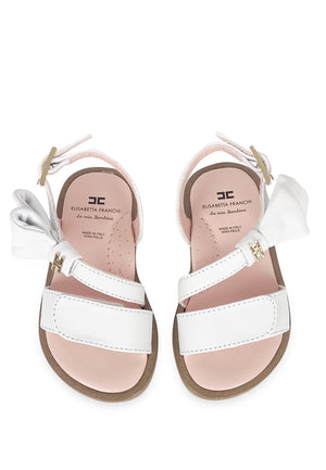 ViaMonte Shop | Elisabetta Franchi La Mia Bambina sandali bianchi bambina