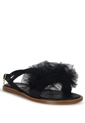 ViaMonte Shop | Elisabetta Franchi La Mia Bambina sandali neri bambina