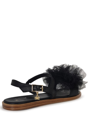 ViaMonte Shop | Elisabetta Franchi La Mia Bambina sandali neri bambina