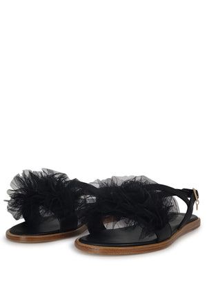 ViaMonte Shop | Elisabetta Franchi La Mia Bambina sandali neri bambina