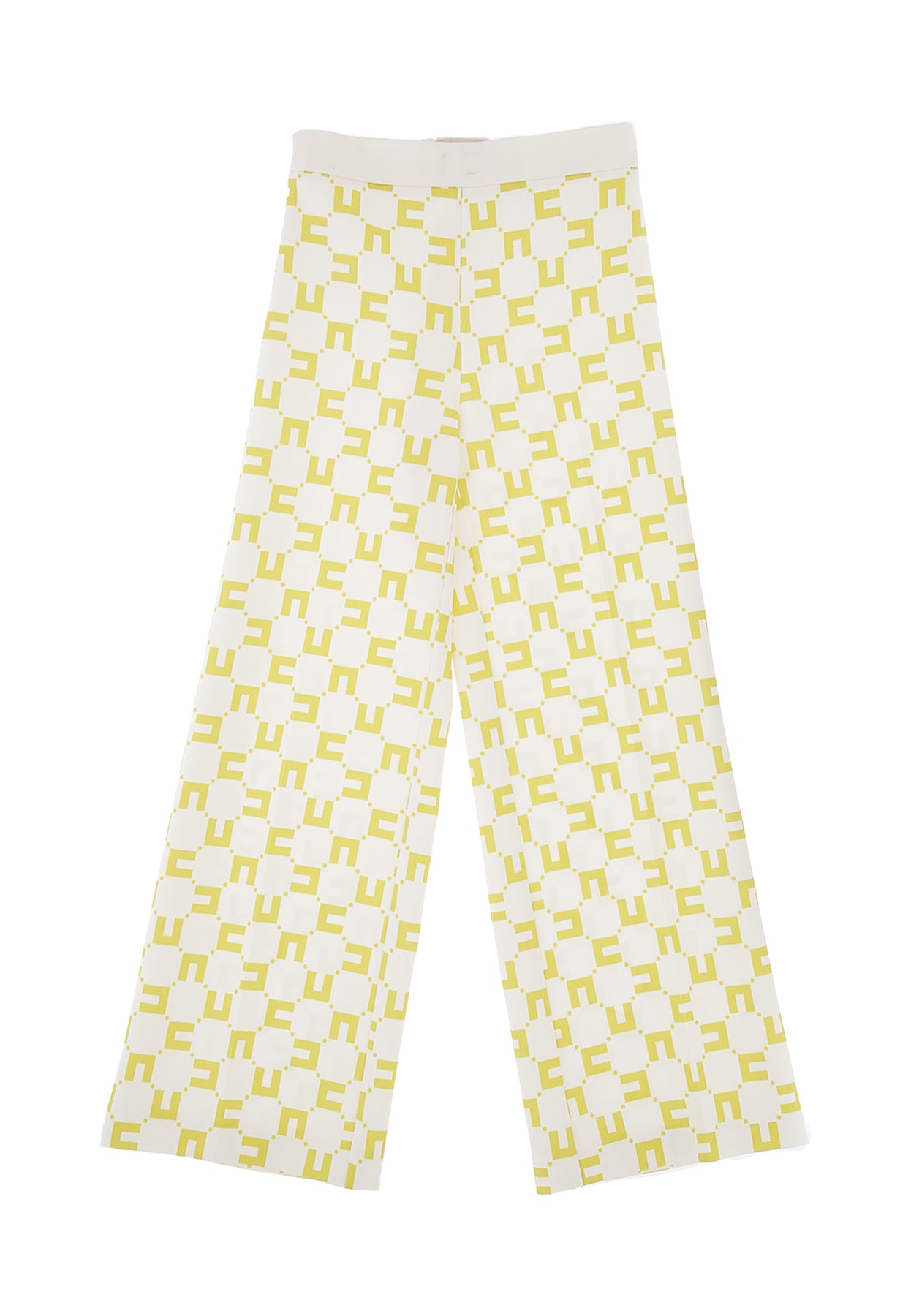 ViaMonte Shop | Elisabetta Franchi pantalone bianco/cedro bambina in crépe