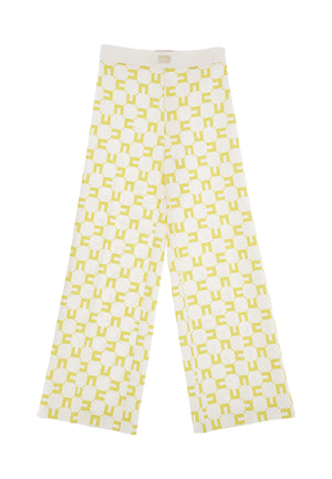 ViaMonte Shop | Elisabetta Franchi pantalone bianco/cedro bambina in crépe