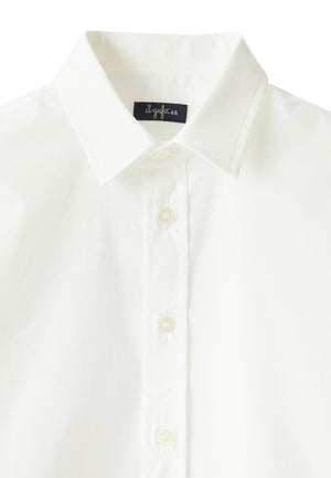 ViaMonte Shop | Il Gufo camicia bianca bambino in cotone