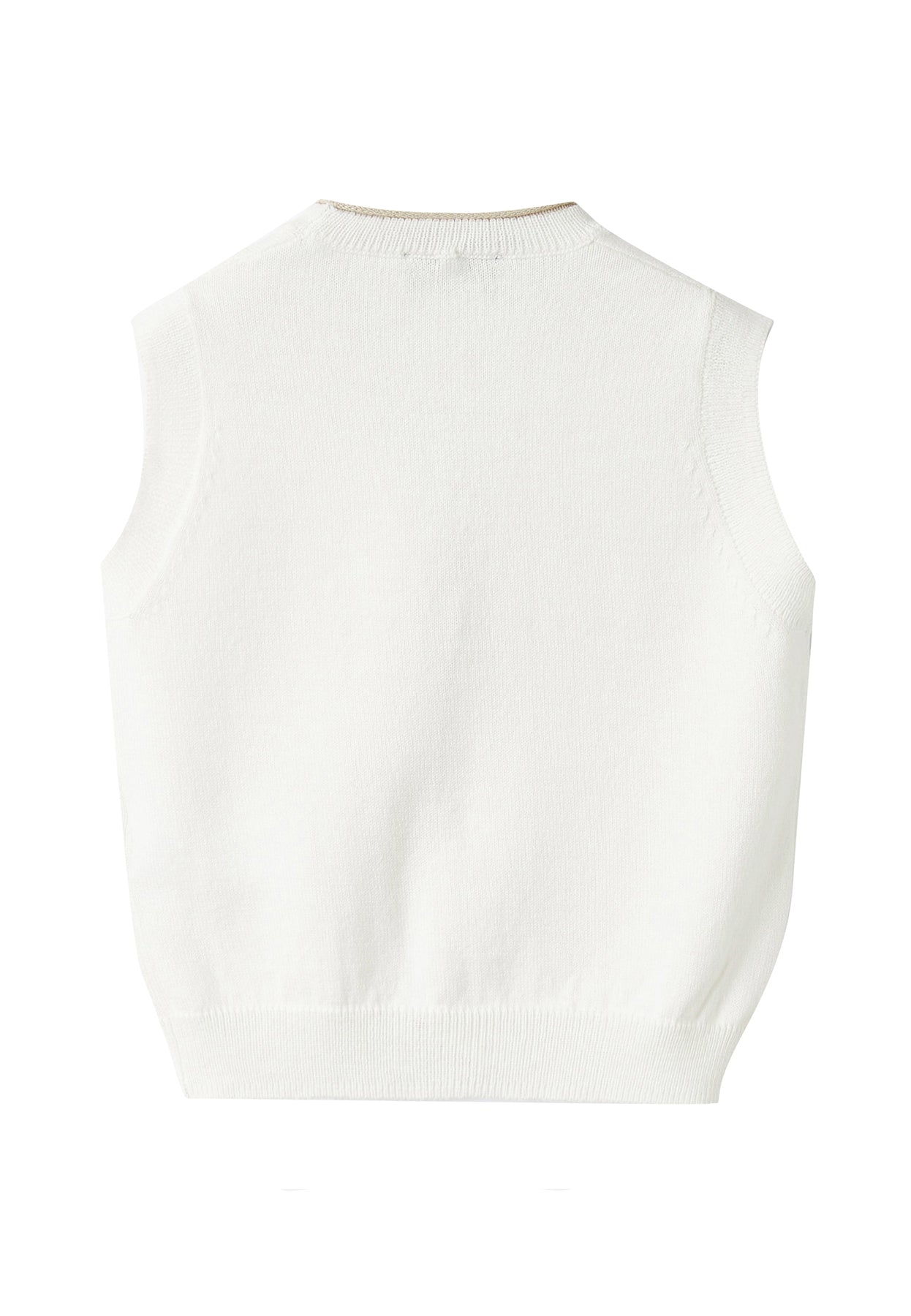 ViaMonte Shop | Il gufo maglia cardigan bianco neonato in cotone