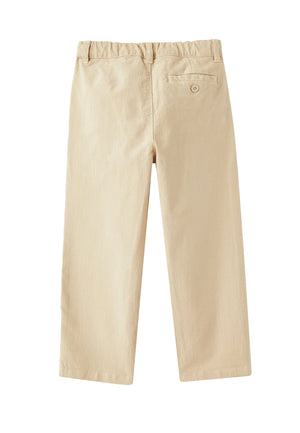 ViaMonte Shop | Il Gufo pantalone beige bambino in cotone