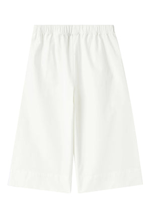ViaMonte Shop | Il Gufo pantalone bianco bambina in cotone
