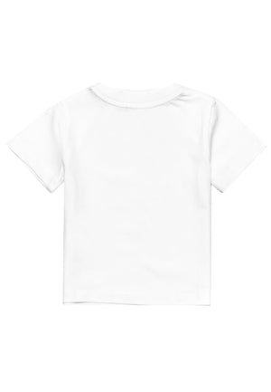 ViaMonte Shop | K-Way t-shirt bianca neonato in cotone