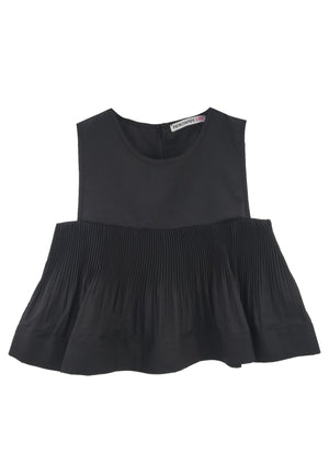 Patrizia Pepe top nero bambina | ViaMonte Shop