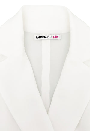 ViaMonte Shop | Patrizia Pepe tuta bianca bambina