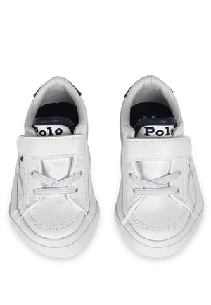 ViaMonte Shop | Polo Ralph Lauren sneakers polo Ryley PS bianca bambino