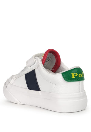 ViaMonte Shop | Polo Ralph Lauren sneakers polo Ryley PS bianca bambino