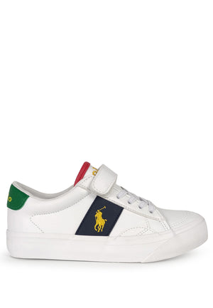 ViaMonte Shop | Polo Ralph Lauren sneakers polo Ryley PS bianca bambino