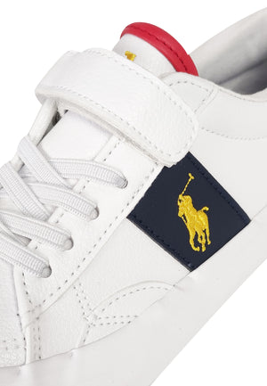 ViaMonte Shop | Polo Ralph Lauren sneakers polo Ryley PS bianca bambino